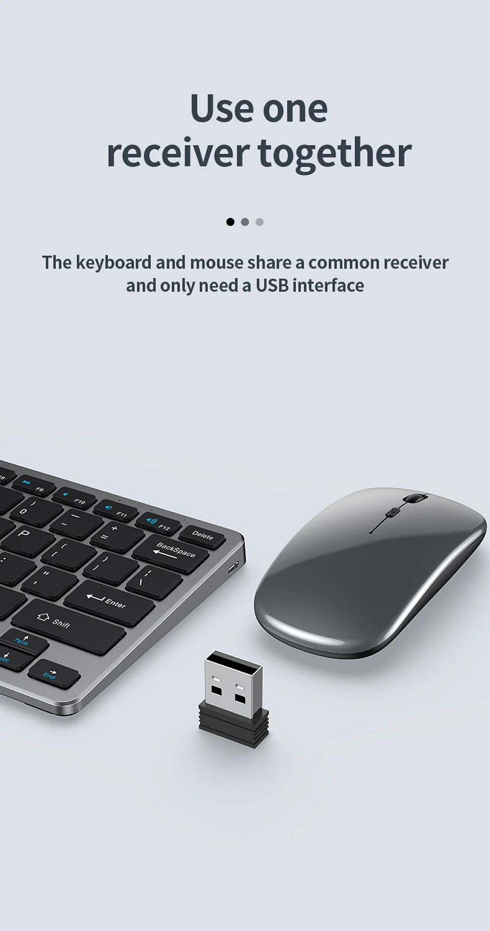 e mouse combinação mini multimídia teclado mouse