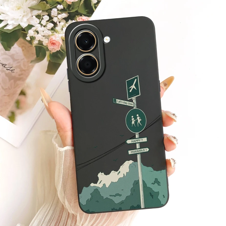 For Honor Stylish Art Painted Soft TPU Phone Case - Smart and Durable Design