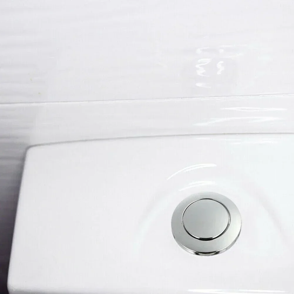 Toilet Flush Button Push Button Switch Toilet Water Tank Valve 1pc 38mm Toilet Push Button Press Flush Buttons Toilet Cistern Water Tank Cover Switch Bathroom Fixture