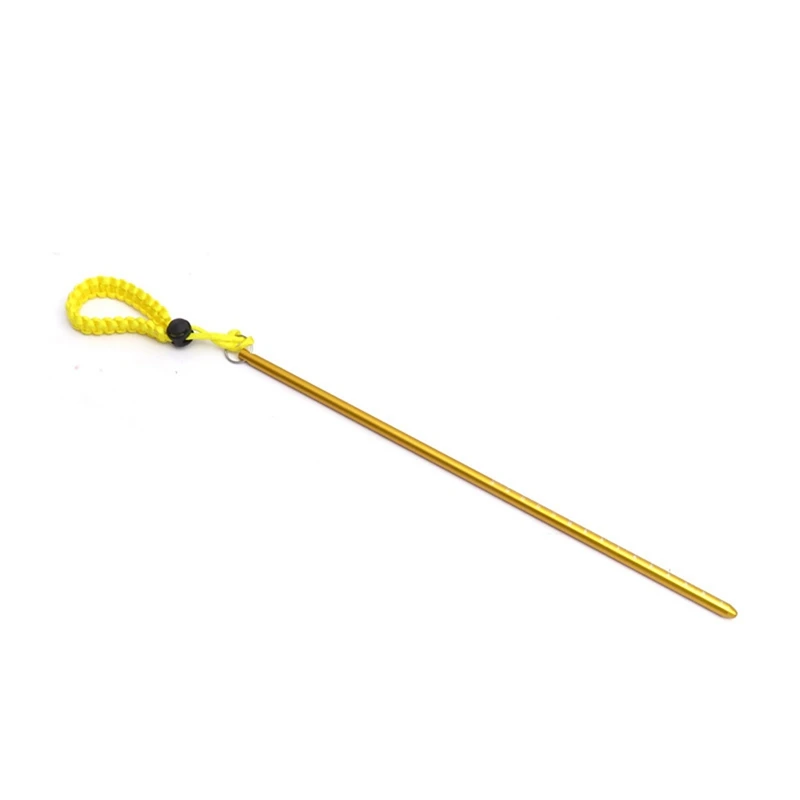 

Scuba Colorful Diving Aluminium Alloy Lobster Stick Pointer Rod With Rubber Lanyard Strap Underwater