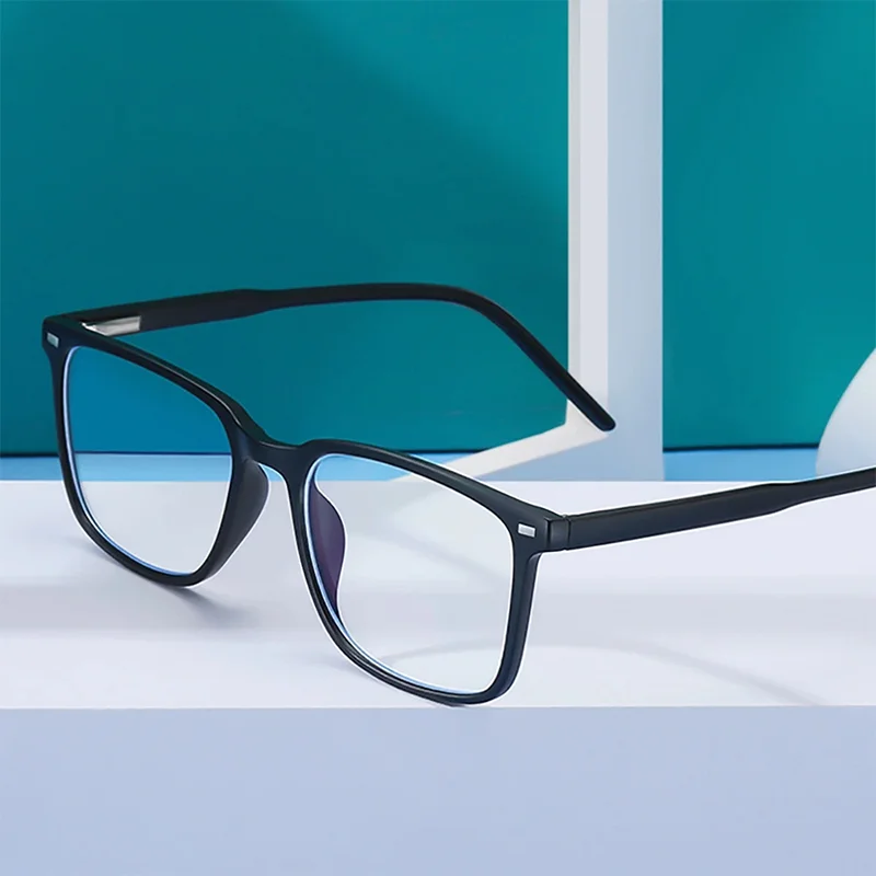 Anti Blue Light Glasses Men Women Gaming TR90 Matte Black Transparent Fashion