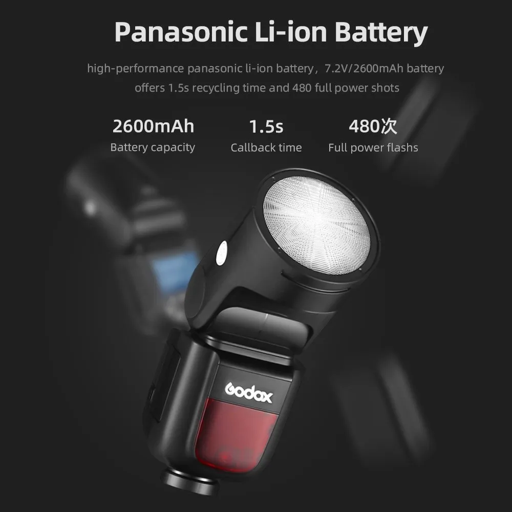 Godox V1 PRO Sony Round Head TTL Speedlite Flash | Camera House - View #13