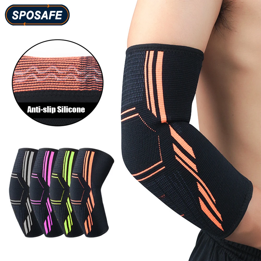 1Pc Elbow Brace Tennis Racquet Sports Support Guard Elastic Arm Band Accessories 
