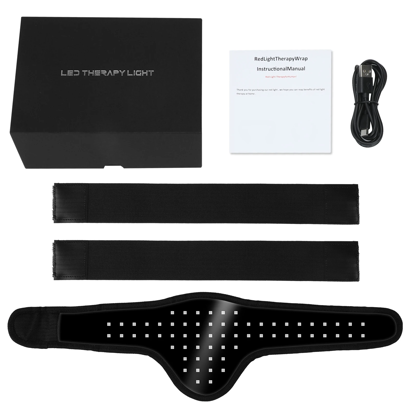 Sunglor 660NM 850NM Pet Care Dog Cat Infrared LED Wrap Red Light Therapy Belt