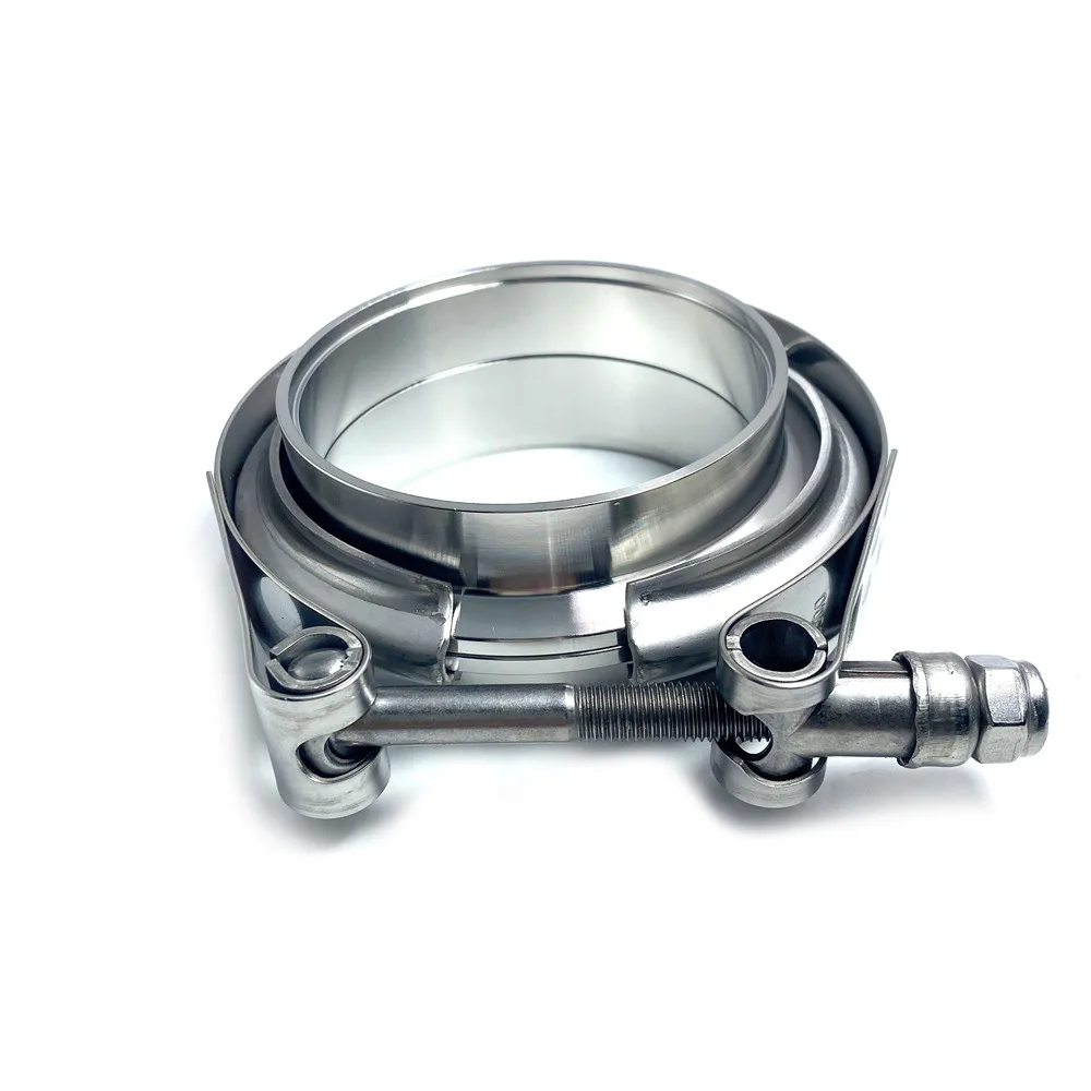 2'' 2.5" 3" 3.5'' 4'' V band Clamp 304 Stainless Steel 3Inch V-band Exhaust Male Female Flange Turbo Exhaust Vband V Clamp Kits