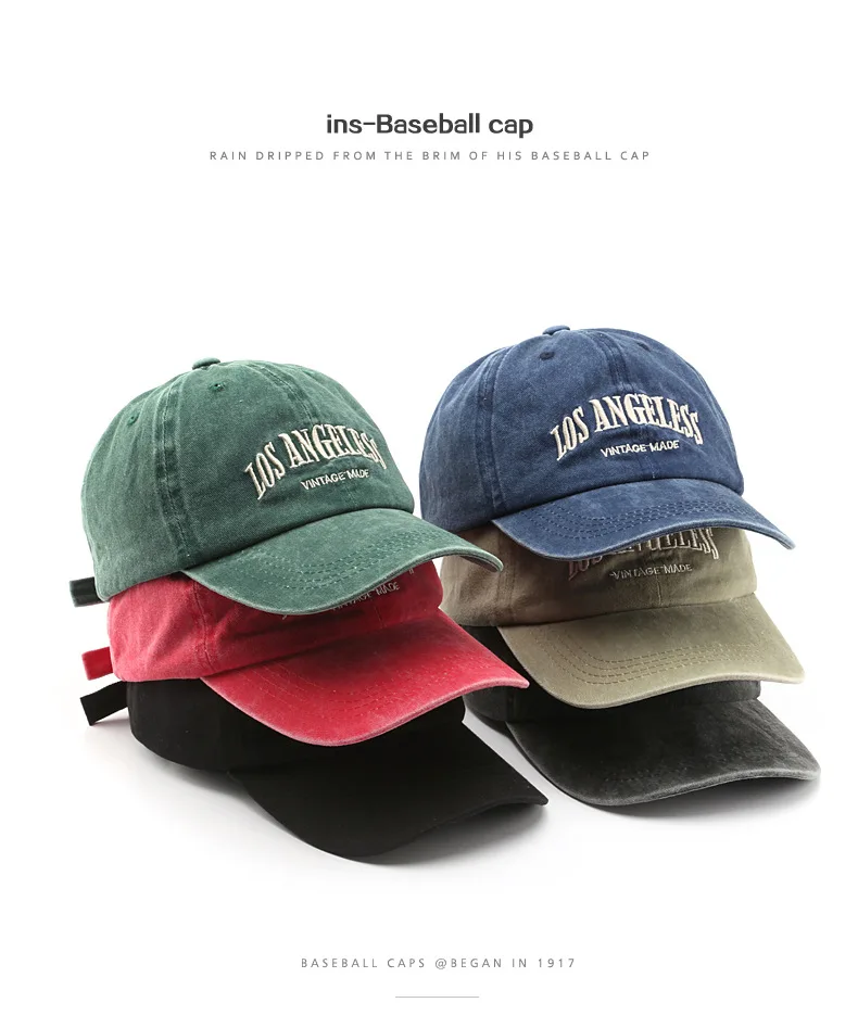 

New Cotton Baseball Cap for Men and Women Fashion Embroidery Hat Cotton Soft Top Caps Casual Retro Snapback Hat Unisex