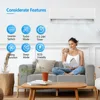 18,000 BTU WIFI Enabled 22 SEER Mini Split AC/Heating System with Inverter, 230V Ductless Split System Air Conditioner 2