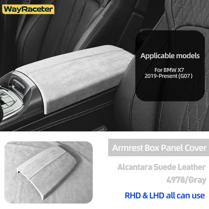 Custom Alcantara Car Dashboard Cover Wrap for BMW X5 G05 X7 G07 2019-2020