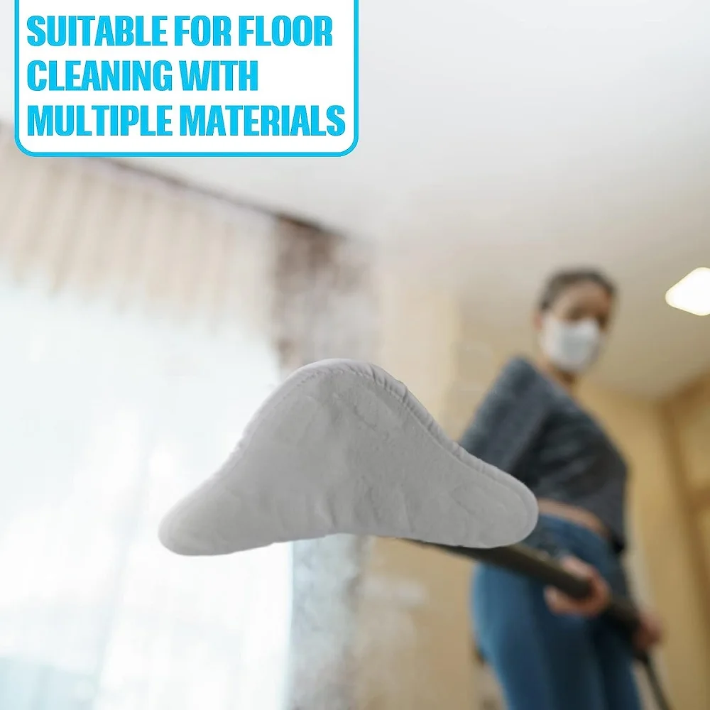 Replacement Pads 1/2/3PCS Compatible with H2O H20 Mop X5 Steam Steam Mop Thicken Pads Washable Microfiber Reusable Cloth cleaning cloth microfiber mop pad