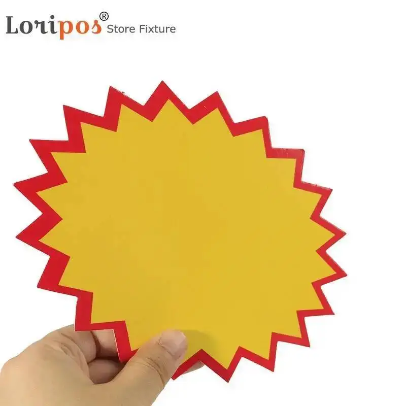 100 stücke 13*17 cm Pop Explosion Werbung Leere Papier Karte Schild Einzelhandel Shop Regal Kanal Verkauf Punkt preisierung Tag – Detail 4