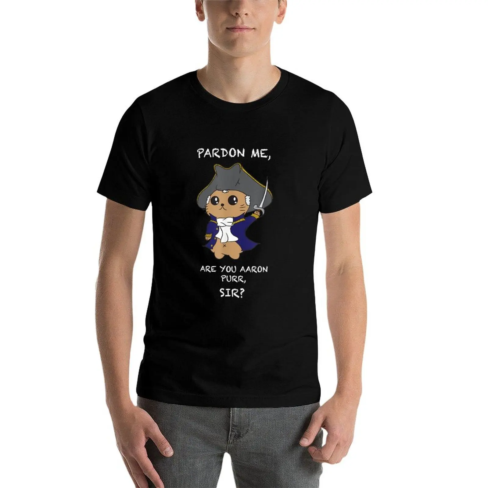 Tee Shirt Aaron Purr Shirt Pardon Me, ARC You AARON Purr, SIR Cute