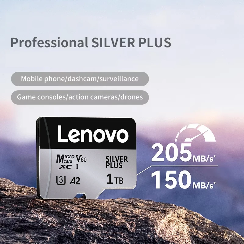 레노버 메모리 카드 1TB 고속 TF 플래시 카드 C10 U3 A2 지원 카메라폰 닌텐도 스위치 64GB 128GB 256GB 512GB TF 카드