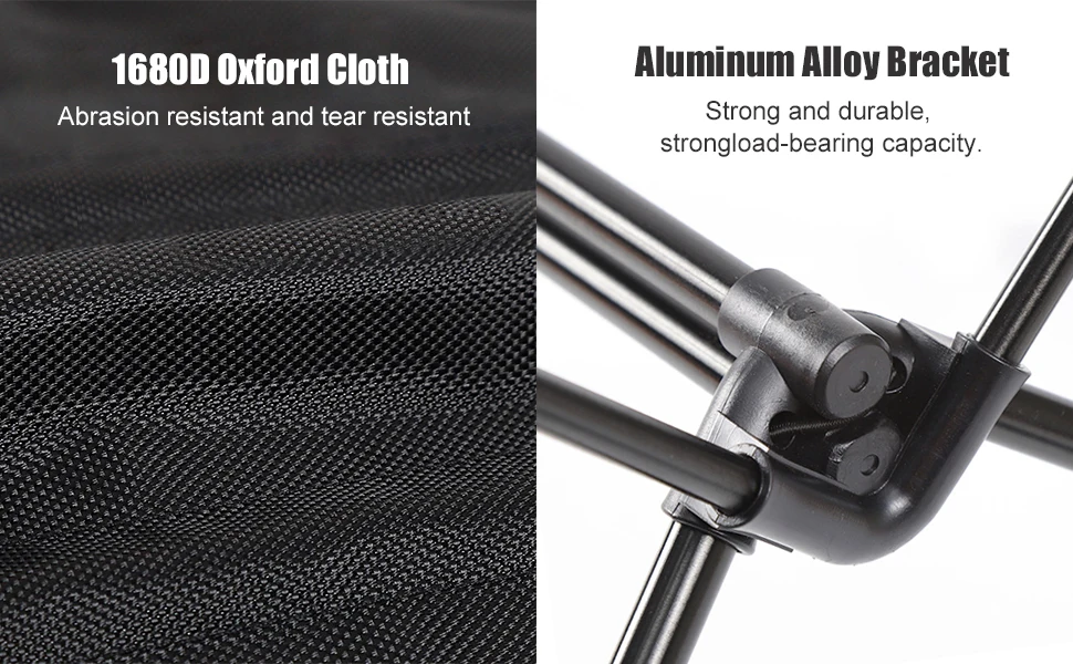 Ultraleichter, tragbarer, zusammenklappbarer Campingtisch, zusammenklappbarer Picknicktisch für den Außenbereich, Campingtisch aus Aluminiumlegierung für Reisen, Wanderungen und den Strand. – Detail 7