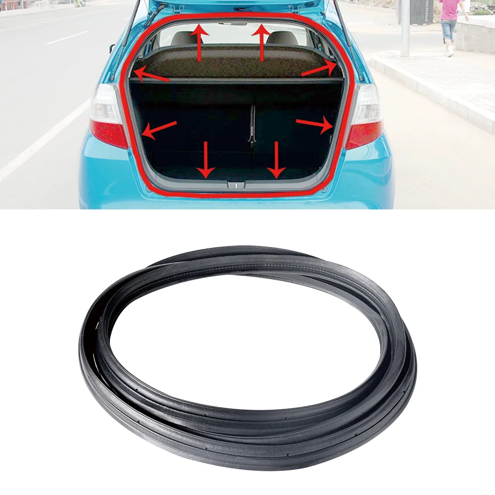 Kamshing Trunk Rubber Seal For Honda Fit Jazz 20032013 Hatchback Car