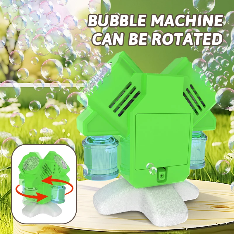 Double Head Bubble Machine 4