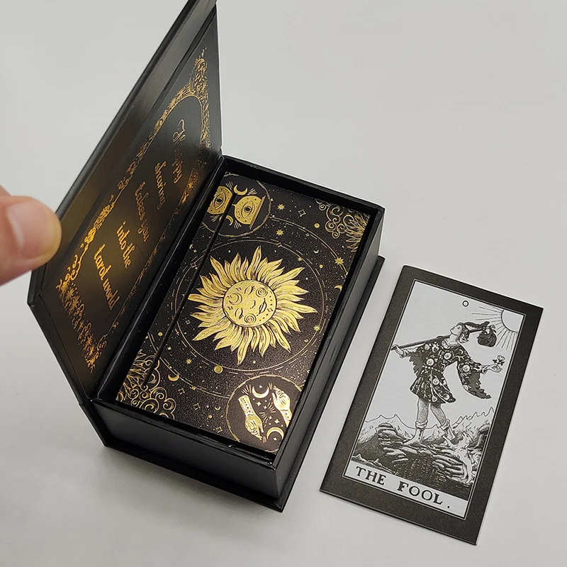豪華な仕上げの Divinative ゴールド箔タロットカード 豪華な仕上げの Divinative ゴールド箔タロットカード