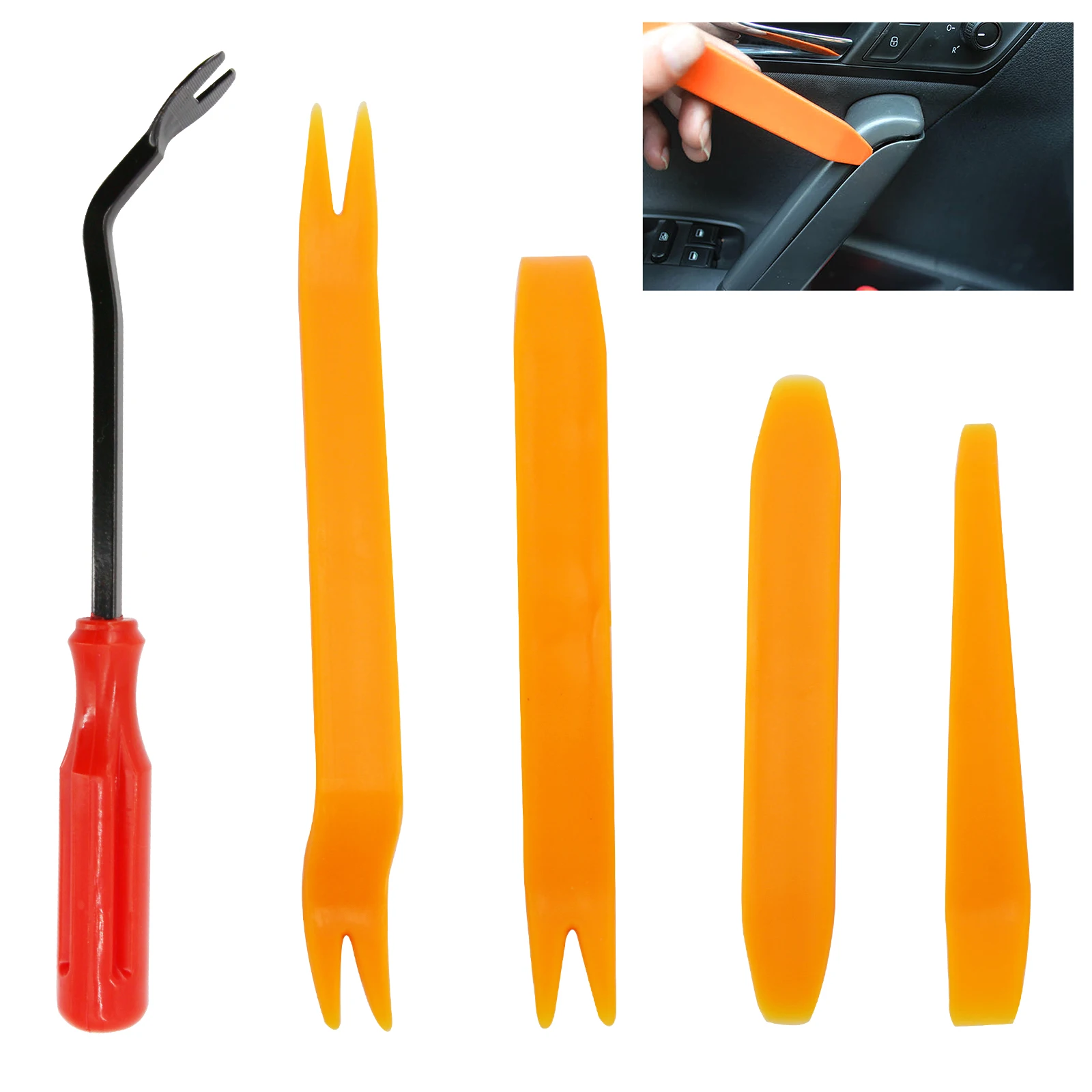 Preciva 17pcs Car Tri Reoval Tool Kit, Tri Reoval Tools, Plastic