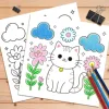 Adult Coloring Book: Adorable Colorful Kittens - Perfect for Birthday Parties, Festive Activities & Creative Relaxation 5