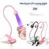 LED Table Lamp Nightlight Gooseneck Nail Lamp UV Curable Violet Lamp Mobile Phone Repair Lamp USB Clip Lamp Dormitory Lamp 1