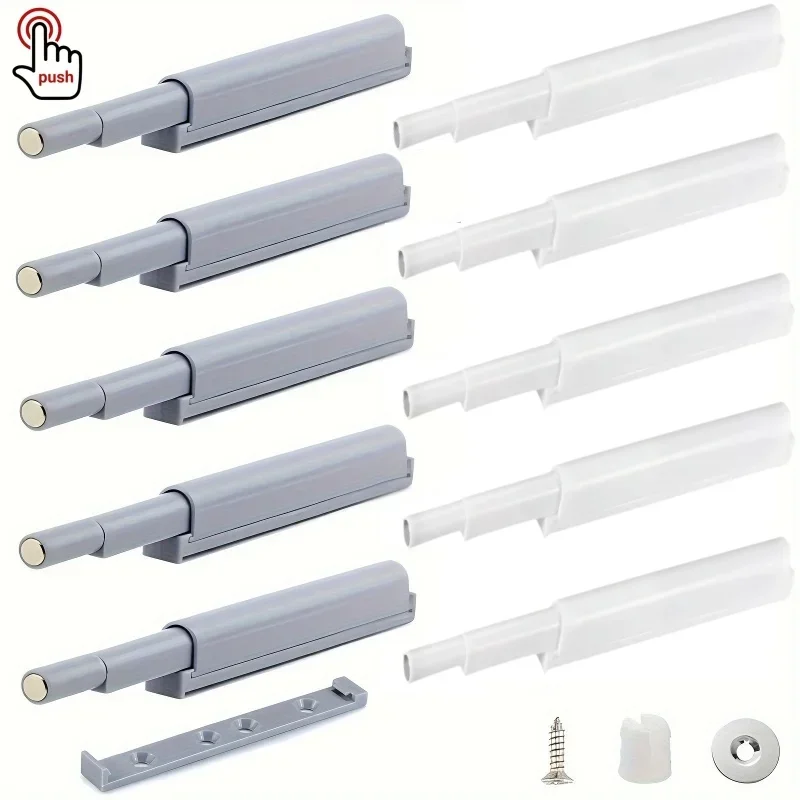 5/10Pcs Magnetic Push Latches for Cabinets Push to Open Cabinet thumbnail 5