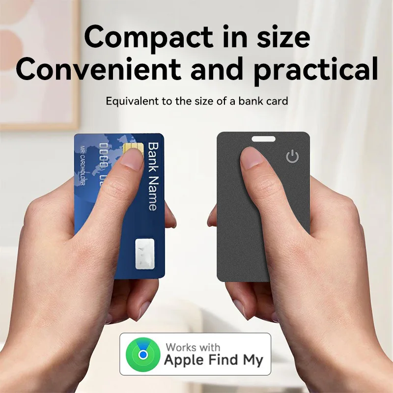 Anti-Lost Card Wireless Charging Location Tracker Card For Apple Find My Realtime Tracking Phone anti lost tracker anti lose tracker item locator anti lost locator