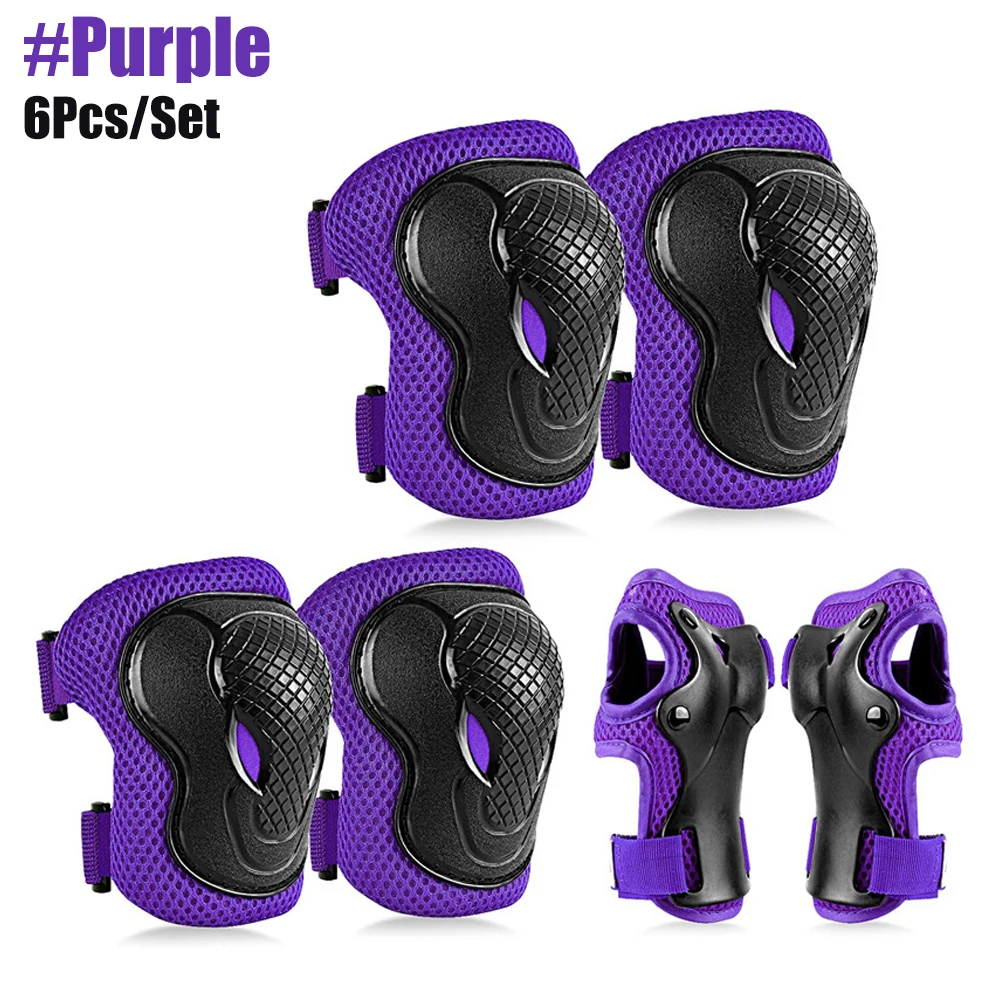 Enhanced Kids Protective Gear Set: Knee Pads, Elbow Pads & Wrist Guards