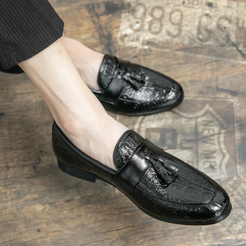 Mens Slip-on Tassel Loafers Mens 