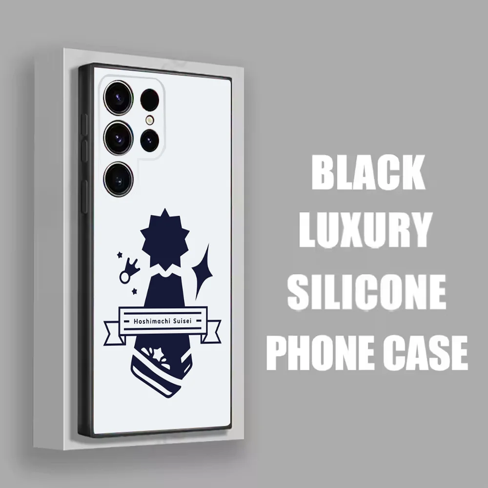 Hoshimachi Suisei Black Soft Shell Phone Case