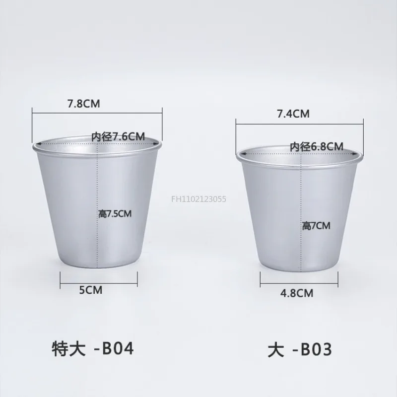 1Pcs Optional Size Pastry Pudding Mold Decorating Tool Nonstick Baking Cups Metal Aluminum Baking Form Mould Kitchen Accessories