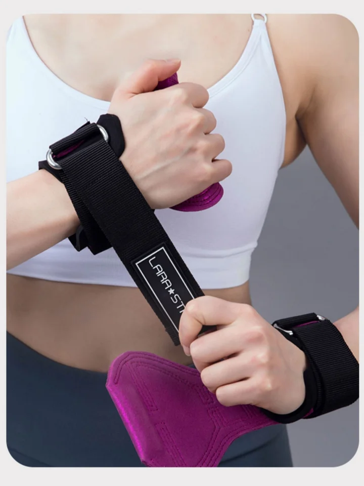 Poraceous Cinghie da Polso per Sollevamento Pesi di Alta, Ganci per Sollevamento Pesi, Supporto per Il Polso - Allenamento Pesi Bodybuilding