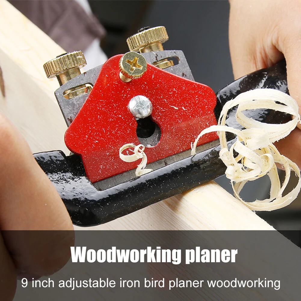 Portable 9 inch Hand Planer Wood Cutting Edge Trimming Manual Woodworking Tools DIY Chamfering Manual Trimming