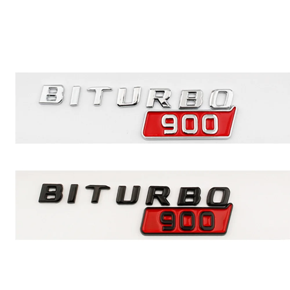 2 Pz Biturbo 900 Per Mercedes Brabus Classe G 900 Adesivi Laterali Parafango Auto Tronco Posteriore Logo Accessori Per Lo Styling