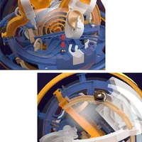 3D Puzzle Ball Maze Toy Children Challenge Obstacle Game Labyrinth Ball 3D Maze Montessori Puzzle Balance Traine Clearance Game 6