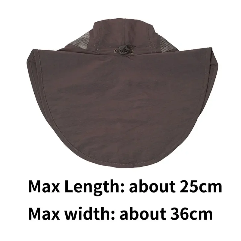 Sun Hats Sun Protection UV Protection Enlarged Breathable Mesh Foldable for Men and Women