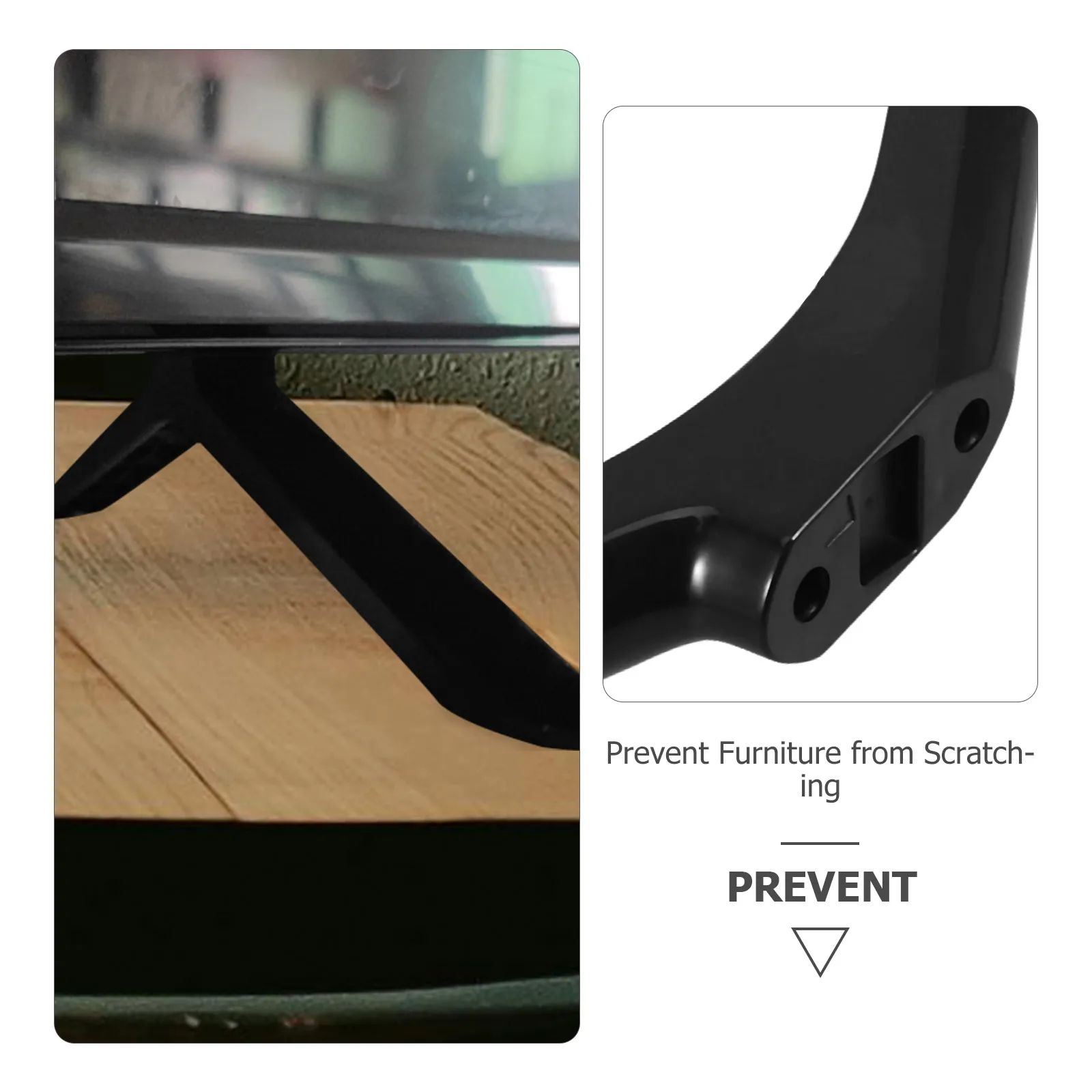 Stand Leg Base Bracket Tabletop Adjustable 32inch Pedestal Feet Bracket Television Tabletop Foot Living Room Decoration