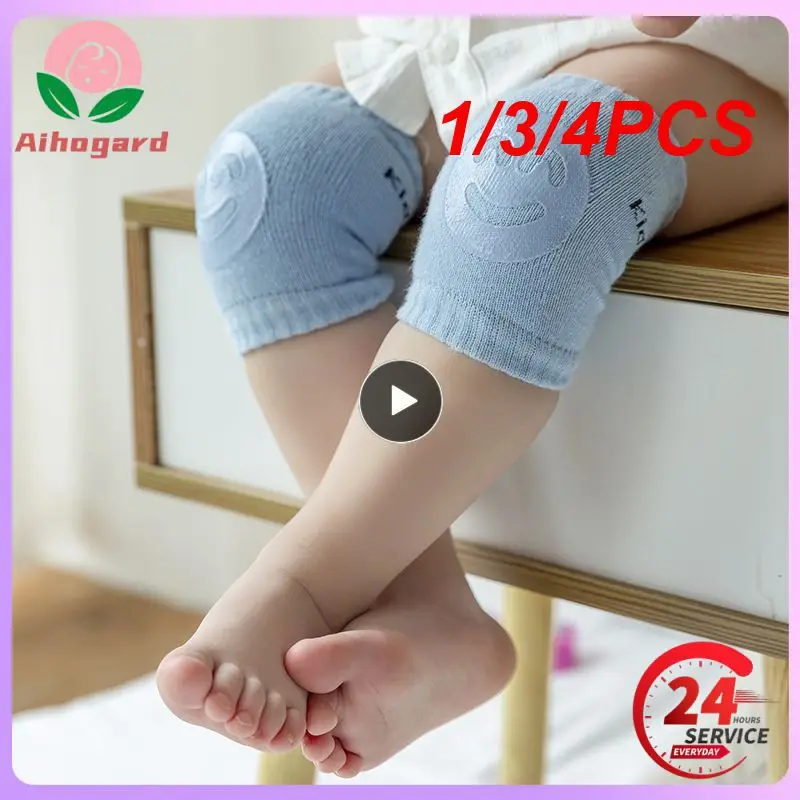 

1/3/4PCS Summer Terry Baby Socks Kids Non Slip Crawling Elbow Infants Toddlers Baby Knee Protector Safety Kneepad Leg Warmer