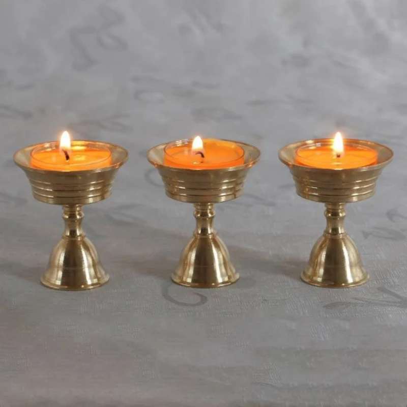 

Decorative Round Stand Home Decorations Elegant Lamp for Candle Ceremony