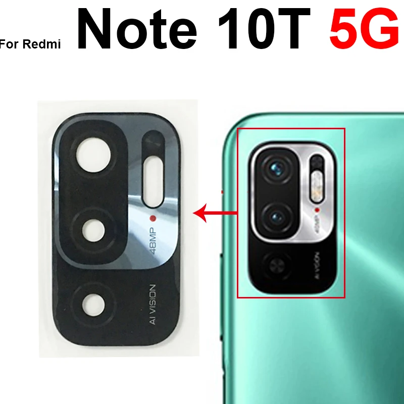 Premium Back Main Camera Glass Lens with Adhesive Sticker