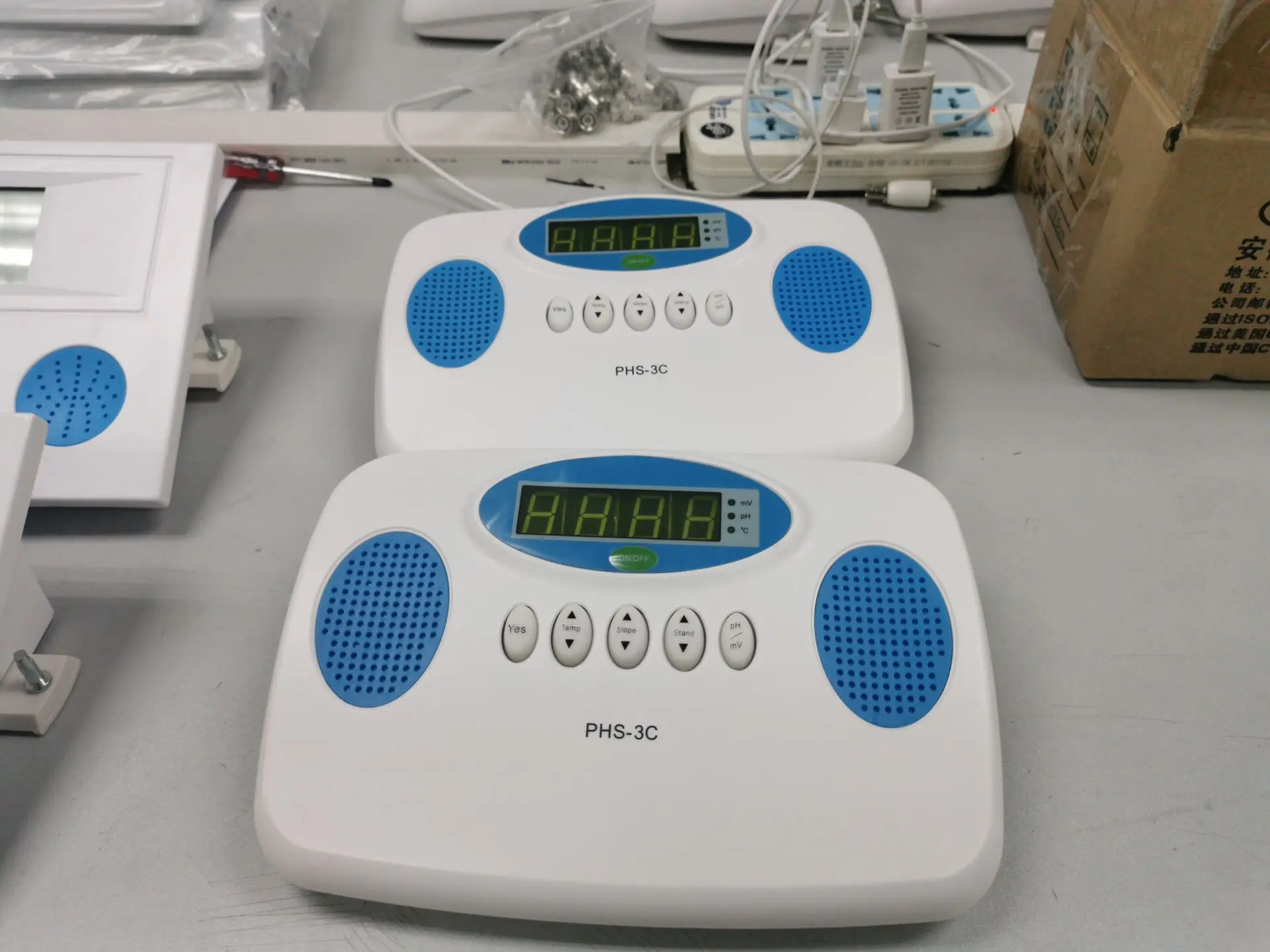 Digital Lab Benchtop PH Meter Conductivity Meter PHS-3C