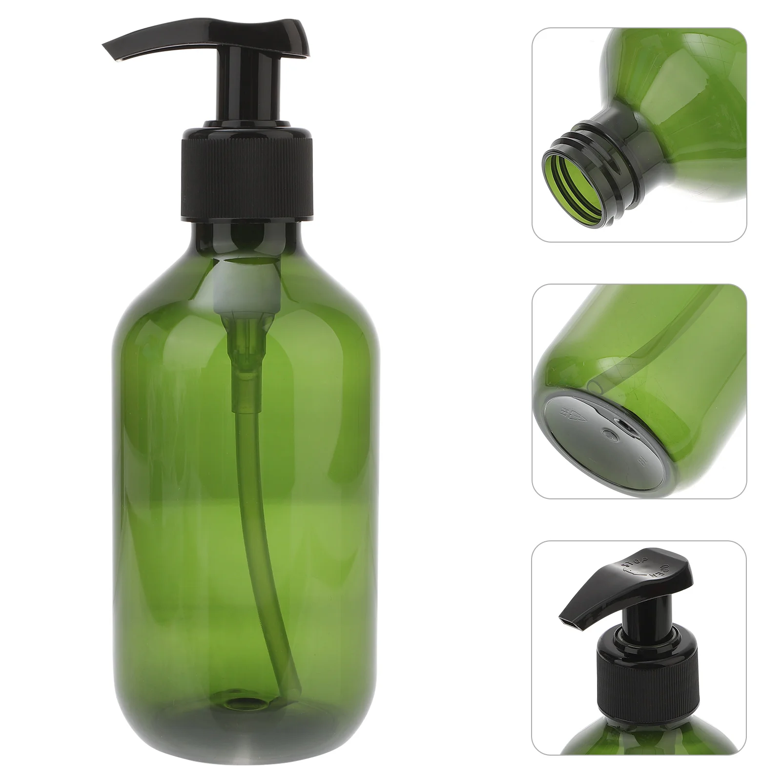 3pcs dispenser empty bottles empty pump bottles for refillable travel hand foaming shampoo body wash white Travel Bottles Bottle Dispenser Soap Empty Lotion Container Hand Travel Foaming Jar Mason Gel Wash Conditioner Shampoo Shower