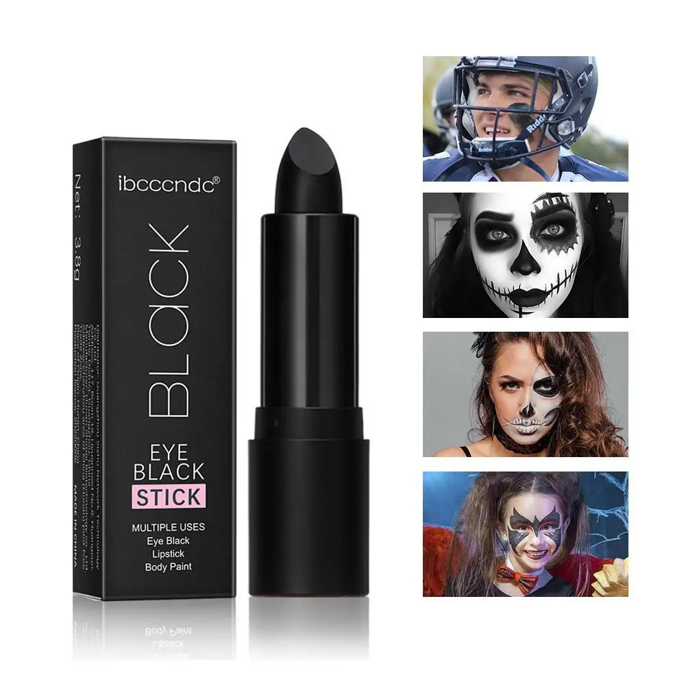 

Black Eyes Face Body Paint Stick Cream Makeup Pen Safe Lighweight Halloween Costume Party Sports Waterproof Maquiagem No Toxic
