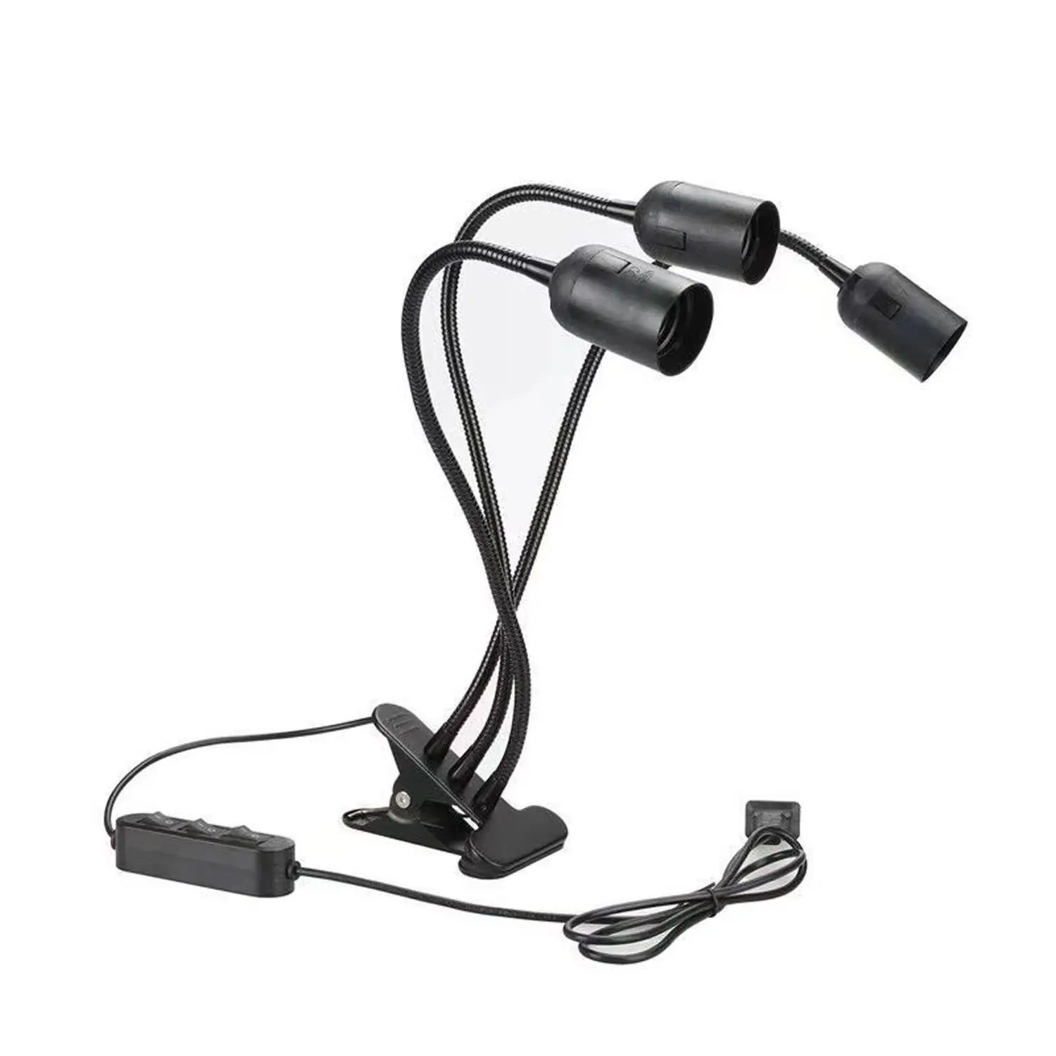 Universal E27-E26 Lamp Holder Clip-On Stand Multi-Choice Tube for Lighting Fixtures
