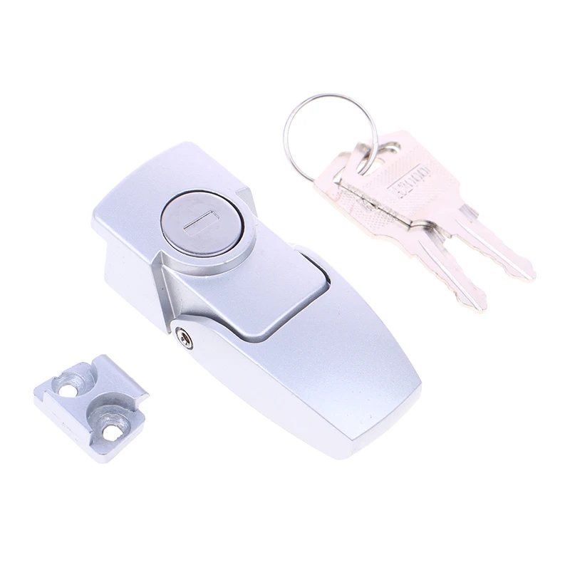 Dk604 Buckle Lock Stainless Steel Cabinet Latch Drawer Security Toggle Lock With Two Keys