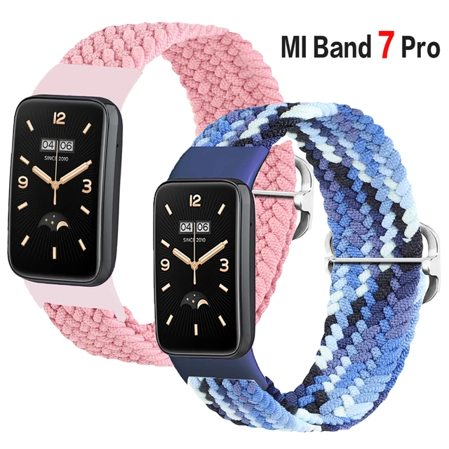 Strap For Xiaomi Mi Band 7 Pro bracelet Elastic adjustable Braided solo  loop Wristband Correa miband 7 pro mi band 7 pro strap - AliExpress