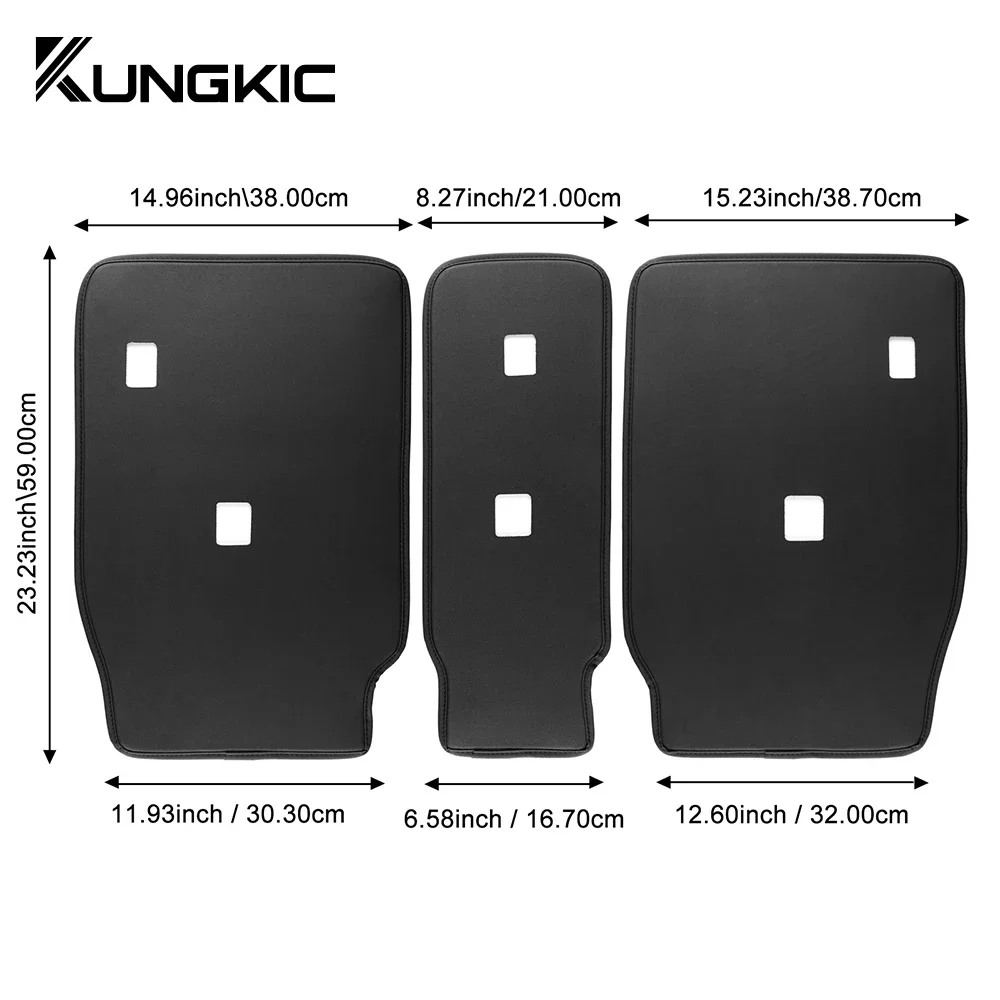3Pcs Car Seat Anti Kick Pad for MINI U25 Countryman