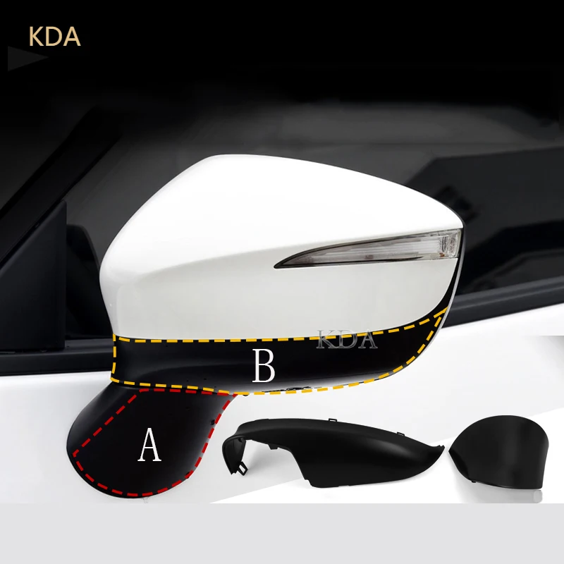 Spiegelgehäuse Für Toyota Yaris 2020-2024 - Außenspiegel Abdeckung Schwarz