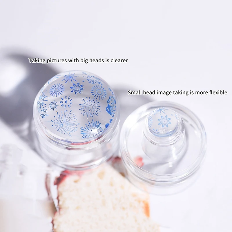 젤리 실리콘 네일 스탬퍼 스크래퍼 캡 세트 네일 템플릿 스탬프 스탬핑 폴리쉬 프린팅 매니큐어 네일 아트 스탬프 도구