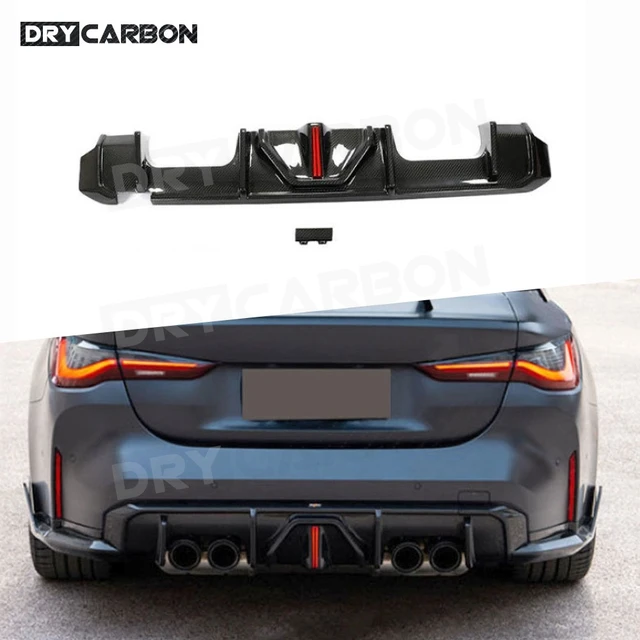 BMW F80 M3 F82 F83 M4 2015-2020 車用リアディフューザーバンパーコーナースポイラースプリッターリアリッ リアバンパー  BMW M3 F80 M4 F82 F83 2015-2020 リアバンパーディフューザー テールスプリッター スポイ BMW F80 M3 F82  F83 M4 4シリーズ 2014-2017 カーボン ... BMW F80 M3 F82 F83 M4 2015-2020 車用リアディフューザー バンパー コーナースポイラー スプリッター
