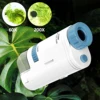 60-200x Pocket Microscope Electric Mini Microscope with LED Light High Definition Children Microscope for Observation Learning 1