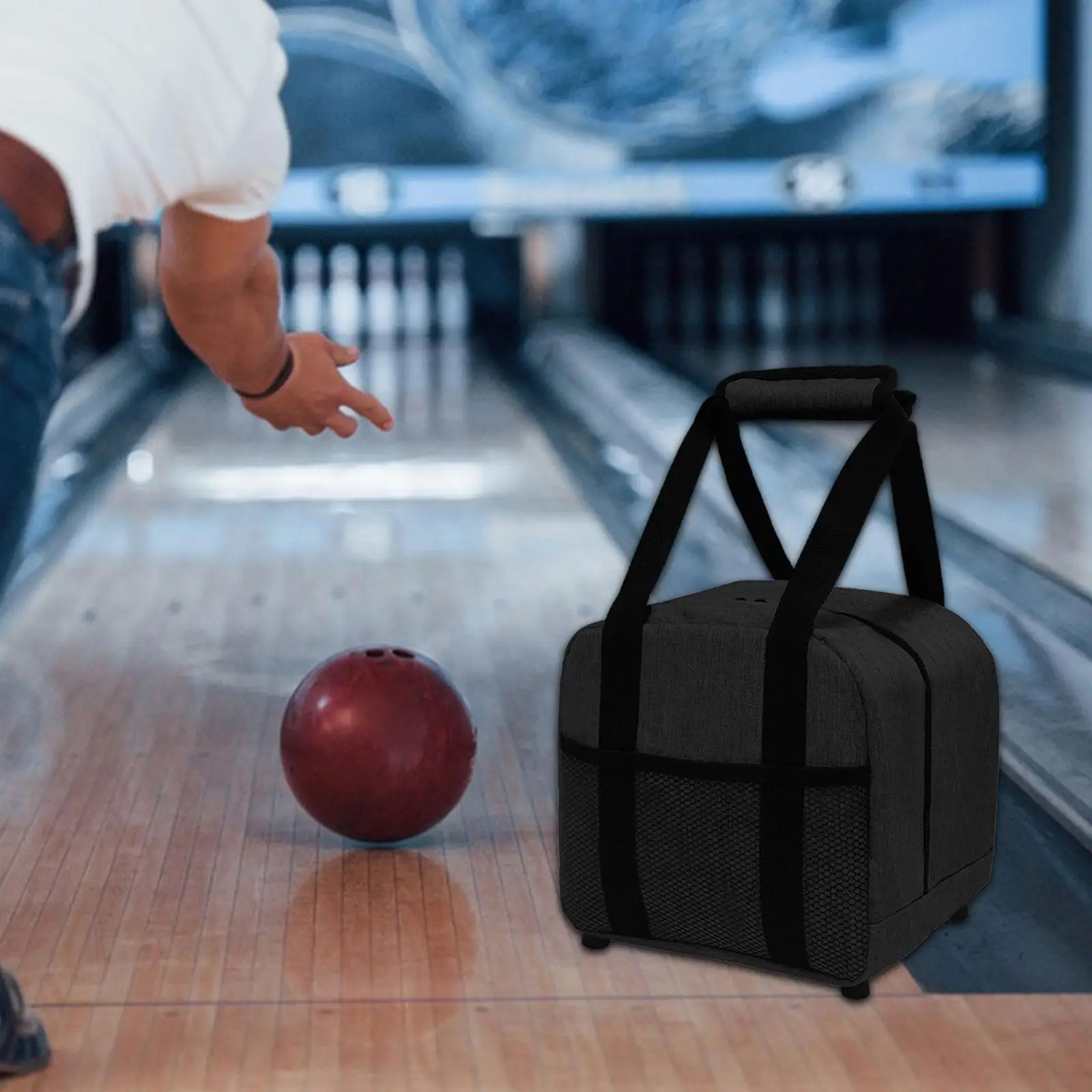 Bowling Ball Bag Case Bowling Handbag for Training Gym Accessories